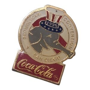 Coca-Cola Republican Convention 1996‎ San Diego Political Pin